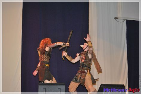Ancient Legends presents: Shadows Of The Force This show is an homage to the warrior princess who gained her strengths in wild battles and fought for the good in this world. Her courage would change the world. - Xe... AH ... Uschi FANTASYDAYS 2009 World of Experience